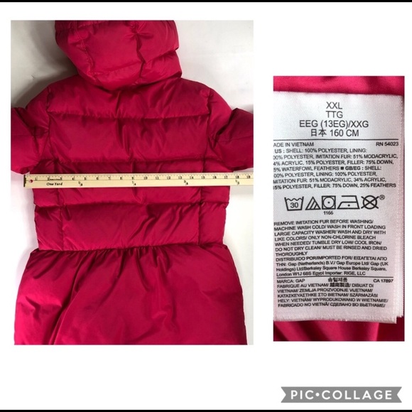 Gap Pink Puffer Jacket - Picture 5 of 5